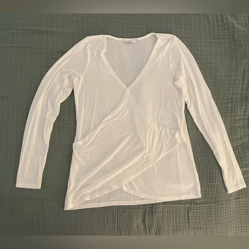 Faux Wrap Sweater
